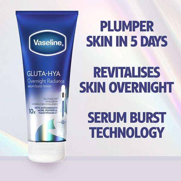 Vaseline Gluta-Hya Overnight Radiance Serum Burst Lotion 200 ml