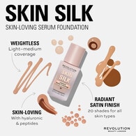 Revolution Skin Silk Serum Foundation F10