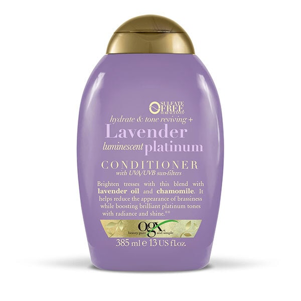 OGX Hydrate & Tone Reviving+ Lavender Platinum Conditioner