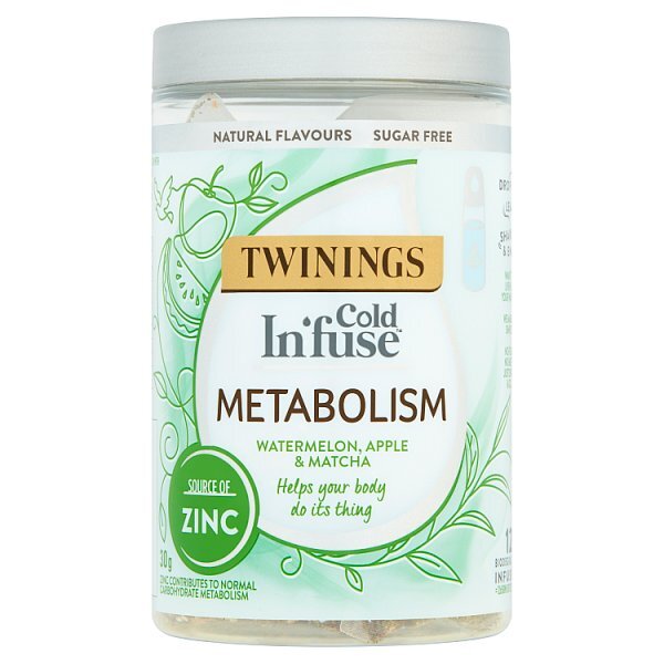 Twinings Cold Infuse Metabolism With Zinc, 12 Infusers