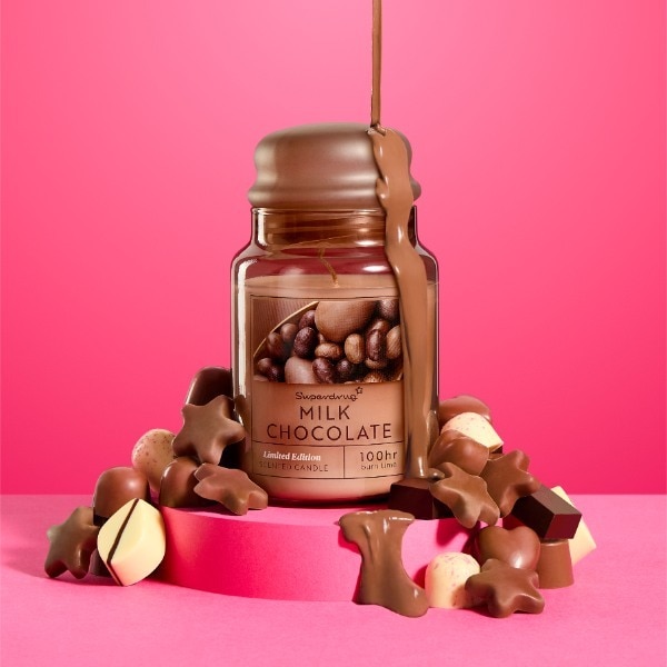 Superdrug Chocolate Candle 620G