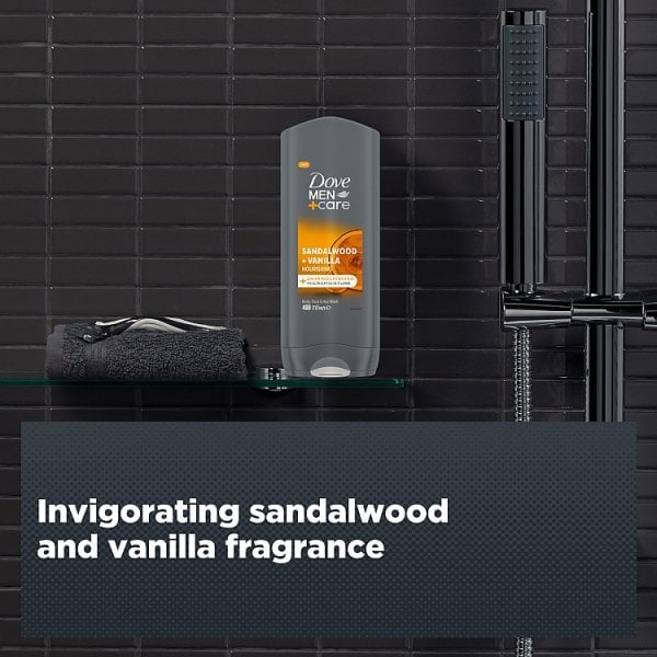 Dove Men Sg Sandalwood & Vanilla 400Ml