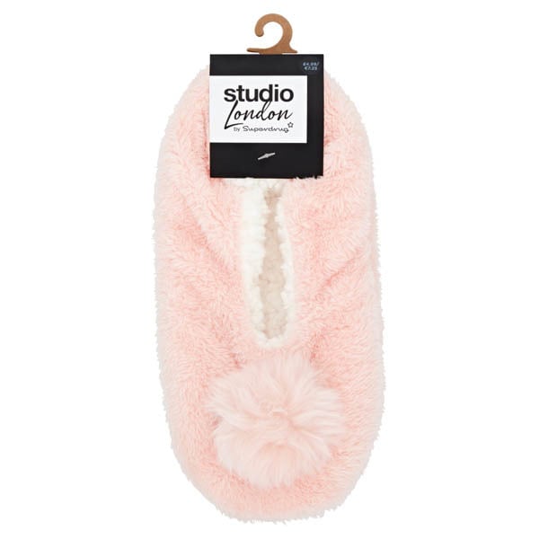 Studio London Set of 2 Cosy Socks in Black