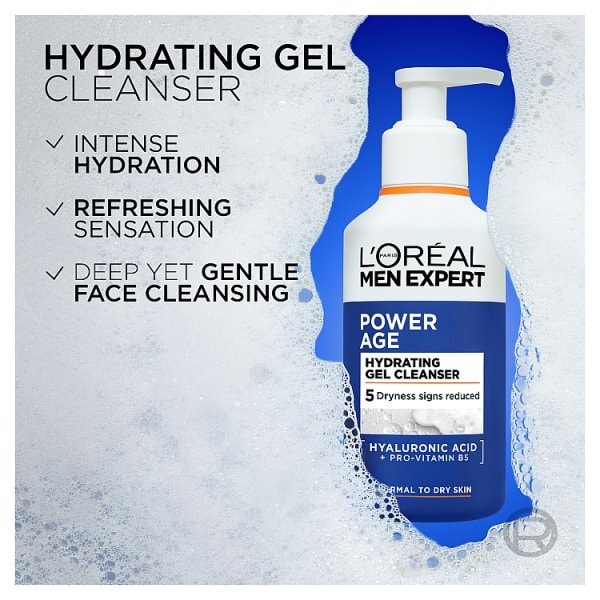 L'Oréal Paris Men Expert Power Age Hydrating Gel Cleanser 260ml