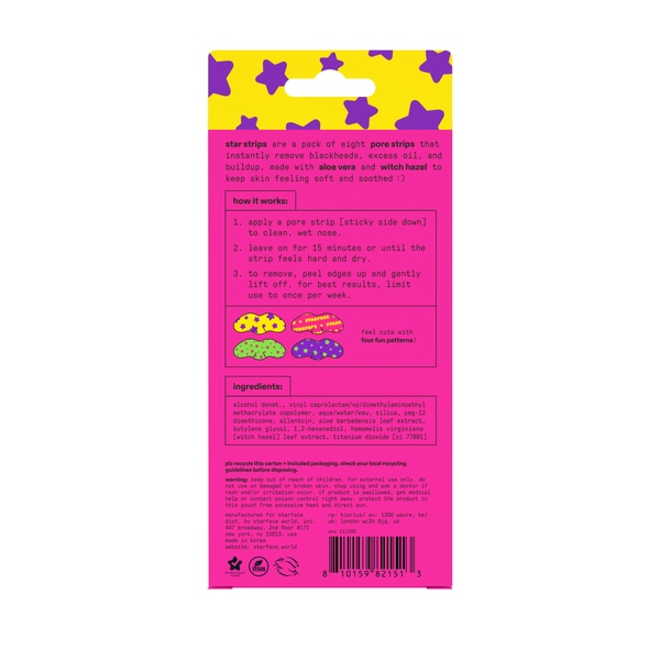 Starface Lift Off Pore Strips