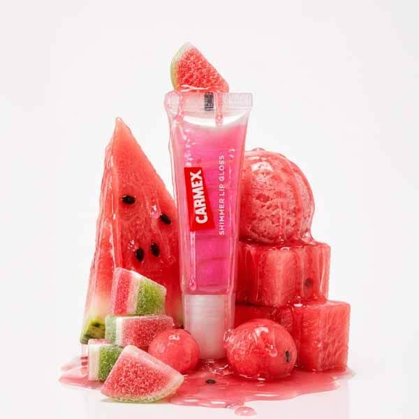 Carmex Watermelon Lip Gloss Shimmer Tube 10G