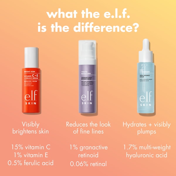 E.L.F. Skin Bright Icon Vitamin C + E + Ferulic Serum 30Ml