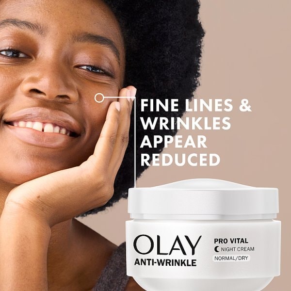 Olay Anti Wrinkle Pro Vital Night Moisturiser Cream 50ml