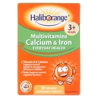 Haliborange Multivitamins Calcium&Iron Chewable - 30 Tablets