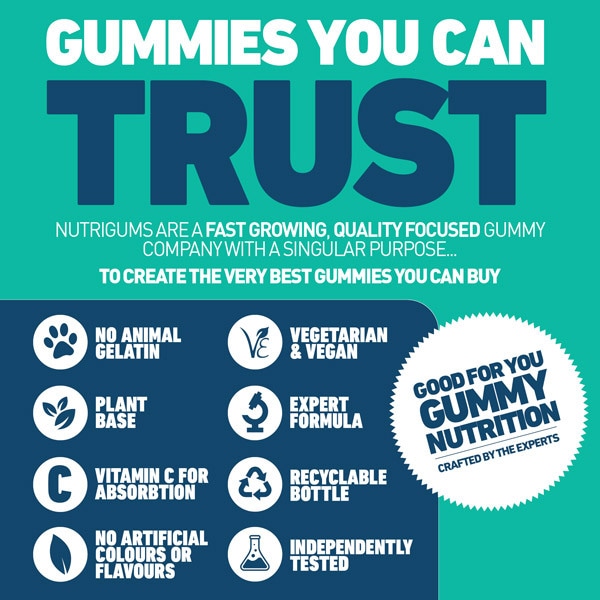 Nutrigums Happy Fibre Inulin Gummies 60S