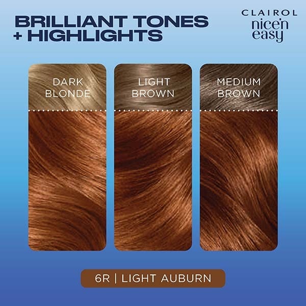 Clairol Nice'n Easy Hair Dye 6R Light Auburn