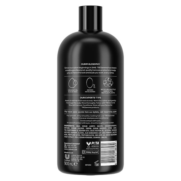Tresemme Nourish Coconut Shampoo 900Ml