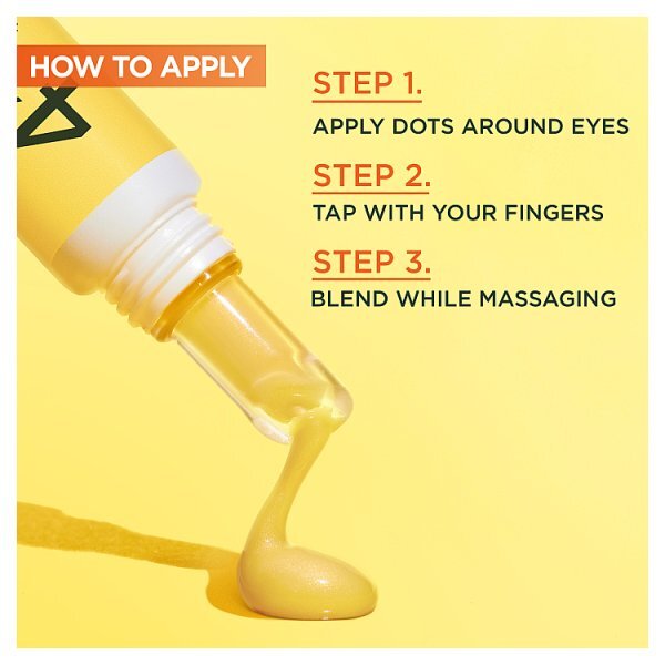 Garnier Brightening Vitamin C Eye Cream 4% Vitamin C Niacinamide Banana Powder Caffeine 15ml