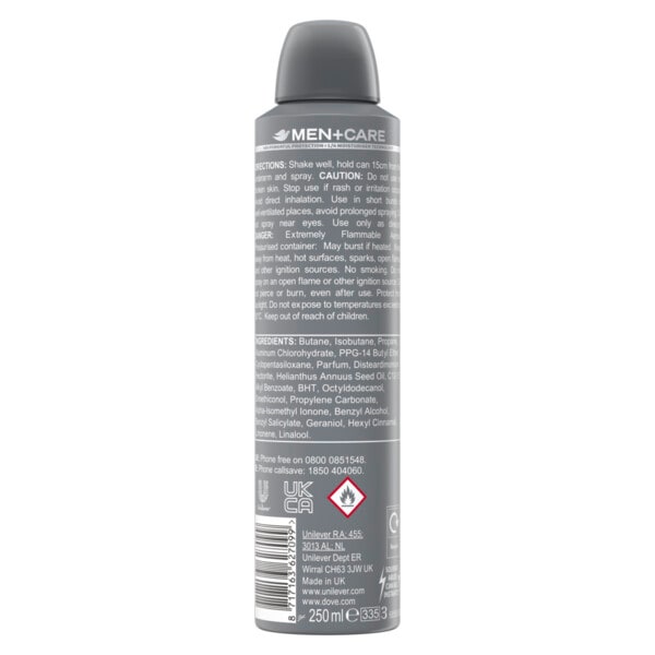 DNR Dove Men+Care Sports Active + Fresh Deodorant 250ml