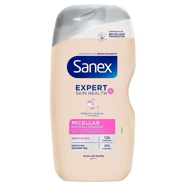 Sanex Expert+ Micellar Hypoallergenic Shower Gel 450Ml