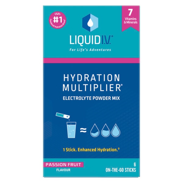 Liquid Iv® Electrolyte Powder Mix Passion Fruit X6