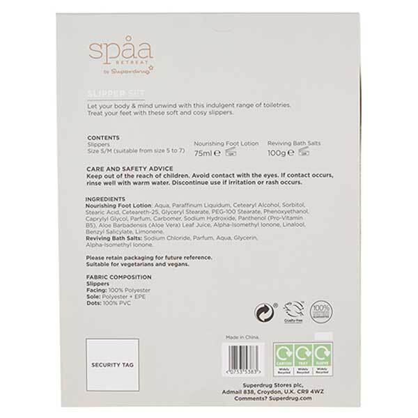 DNR Superdrug Spaa Slipper Gift Set