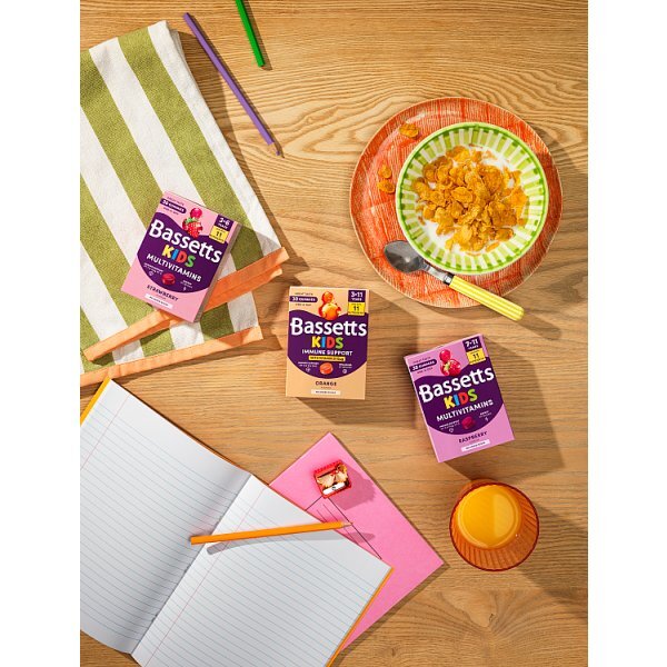 Bassetts Kids Multivitamins 3-6 Strawberry 30S