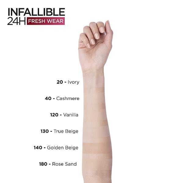 L'Oreal Paris Infallible 24H FreshWear Foundation Powder 140