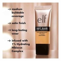 e.l.f. Soft Glam Satin Foundation 52 Deep Cool 30ml