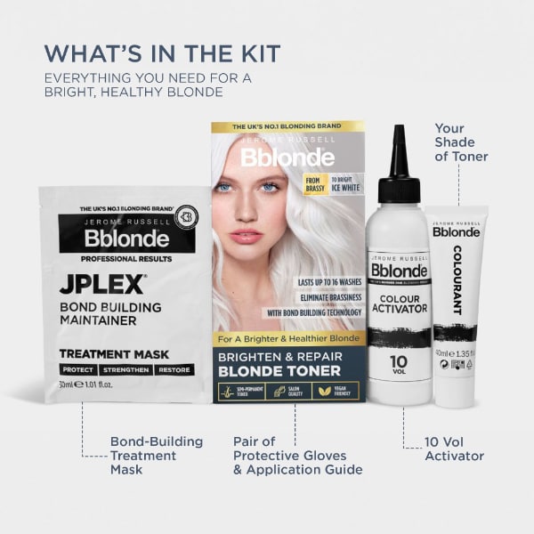 Jr Bblonde Brighten & Repair Toner Ice White