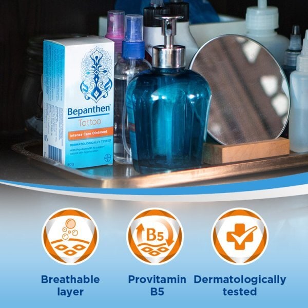 Bepanthen Tattoo Care Ointment with Provitamin B5 50g
