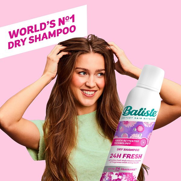 Batiste 24H Fresh Dry Shampoo Touch Activated Technology