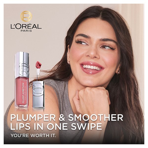 L'Oréal Paris Plump Ambition Lip Oil 485 Wine O'clock