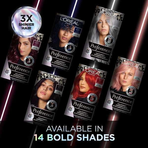 Preference Vivids (Colorista) Hair Dye Bright Red 8.624