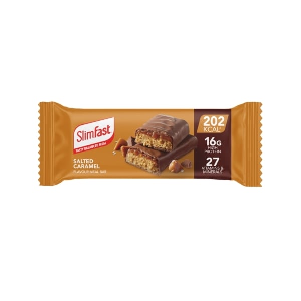 Slimfast Meal Replacement Bar Salted Caramel 4X60g