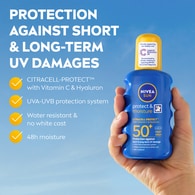NIVEA SUN Suncream Spray Protect & Moisture SPF50+ 200ml