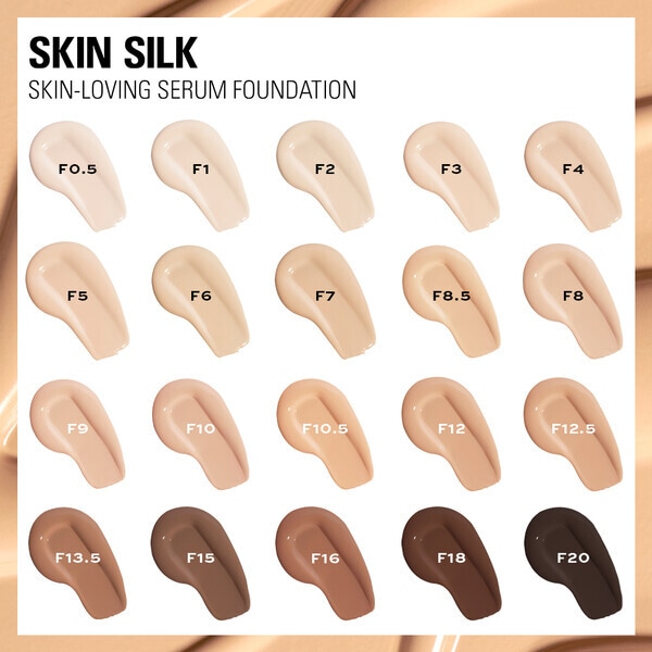 Revolution Skin Silk Serum Foundation F8