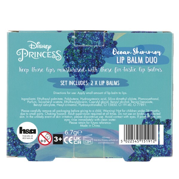 Disney Princess Ariel Lip Balm Duo
