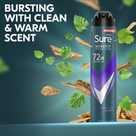 Sure Men Antiperspirant Deo Aerosol Nonstop Active Dry 250ml