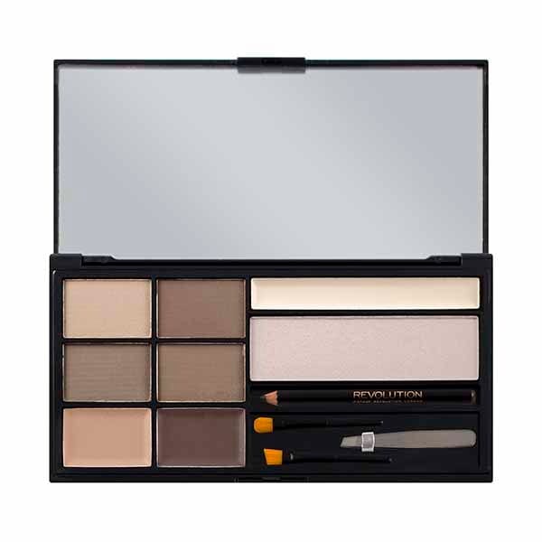 Revolution Ultra Eyebrow Palette Kit Fair to Medium
