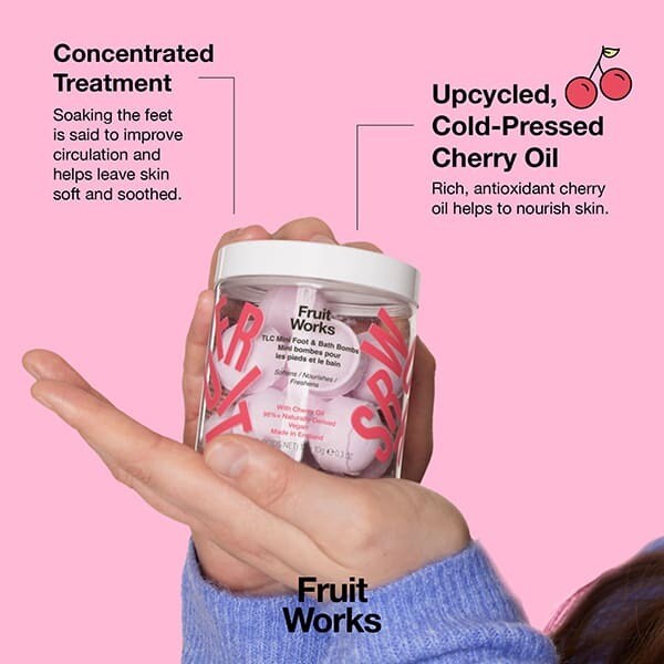DNR Fruit Works TLC Mini Foot & Bath Bombs