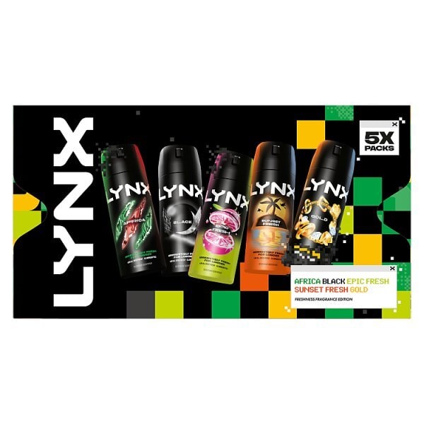Lynx 5 Body Spray Christmas Gift Set