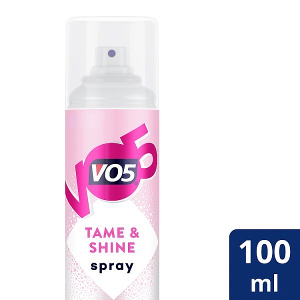 Vo5 Tame & Shine Hair Spray for a glossy finish 100ml