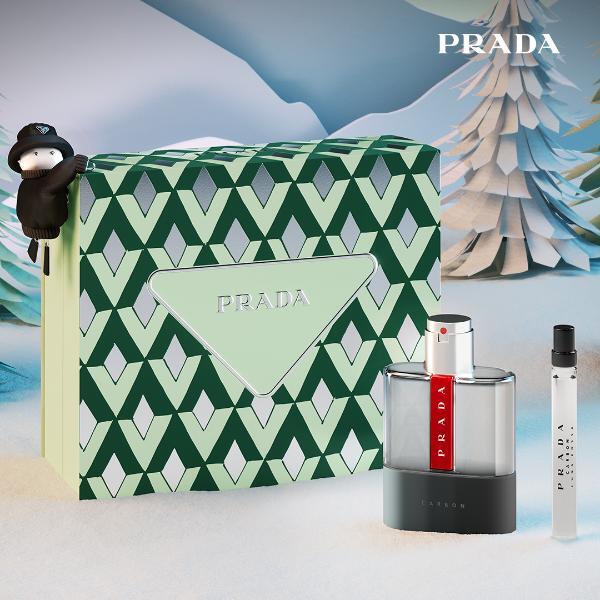Prada Luna Rossa Carbon EDT 100ML Gift Set