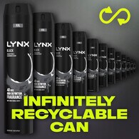 Lynx Deodorant Aerosol Bodyspray Xxl Black 250ml