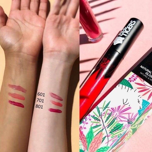 All Tigers Natural & Vegan Gloss 601 Glossy Pink