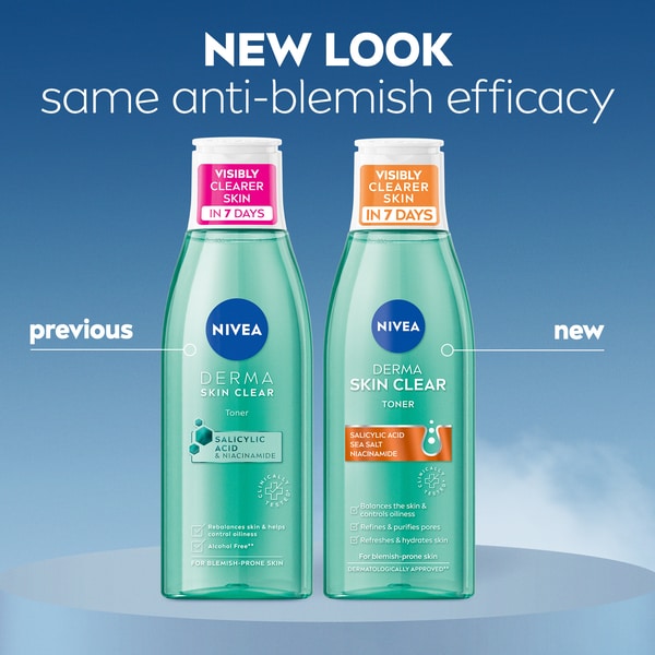 NIVEA Derma Skin Clear Toner with Salicylic Acid 200ml