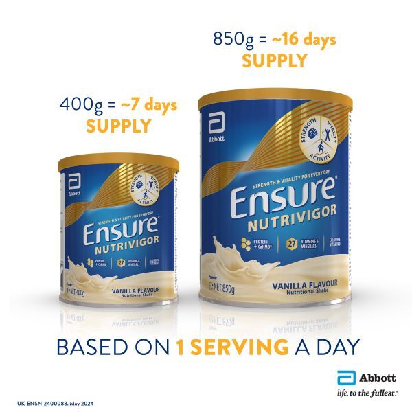 Ensure NutriVigor Vanilla Flavour 400G