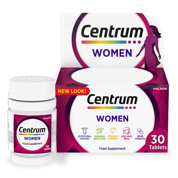 Centrum Women Multivitamins And Minerals, 30 Tablets