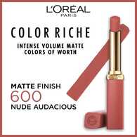 L'Oréal Paris Color Riche Volume Matte Lipstick 600 Nude Audacious