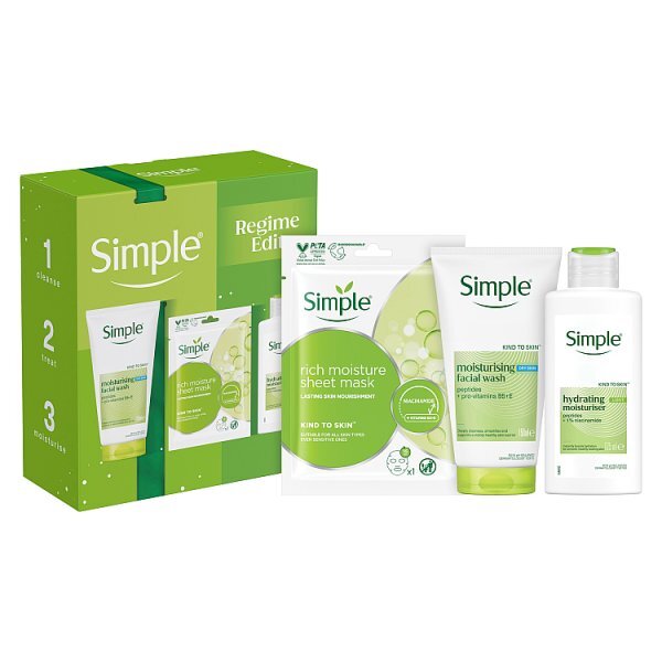 Simple Skincare Daily Regime Christmas Gift Set