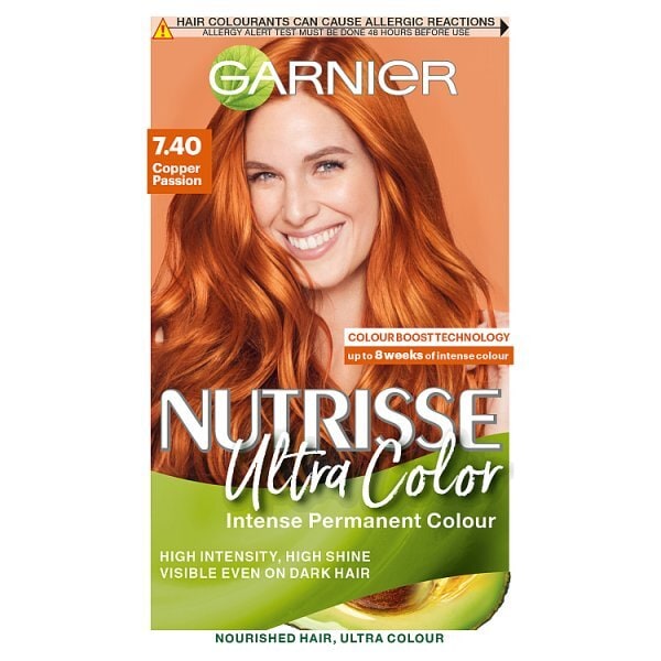 Garnier Nutrisse Ultra Color 7.40 Copper Passion Permanent Hair Colour