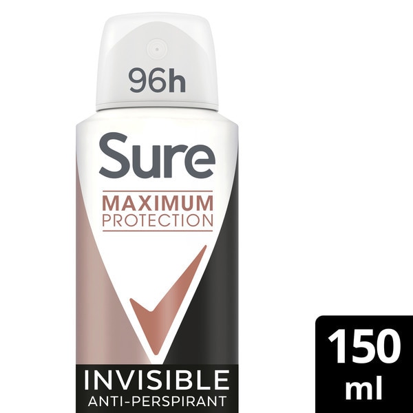 Sure Maximum Protection Invisible Anti-Perspirant Aerosol 150 ml