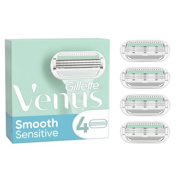 Venus Smooth Sensitive Razor Blades x4