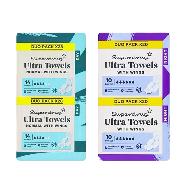 Superdrug Day & Night Sanitary Towel Bundle